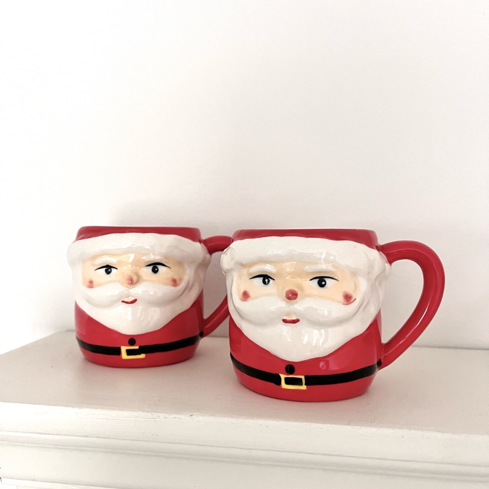 Santa espresso mugs